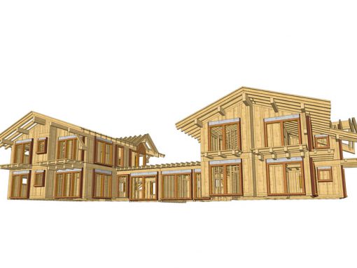 Edifici in Legno collegati a Livigno