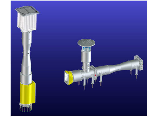 Air intake and blow off Al-Jubail (Arabia Saudita)