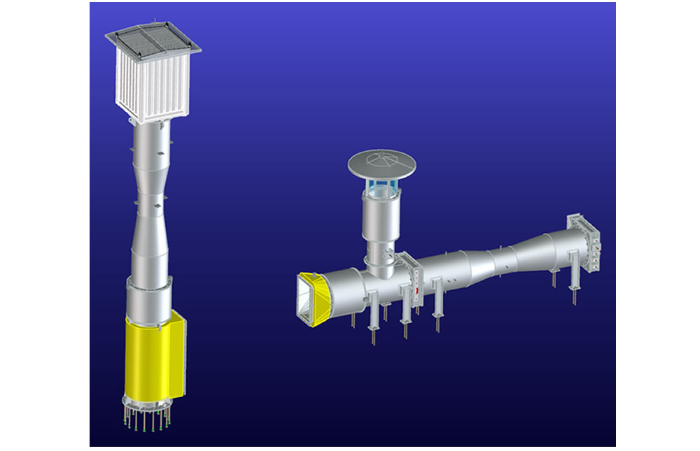 Air intake and blow off Al-Jubail (Arabia Saudita)